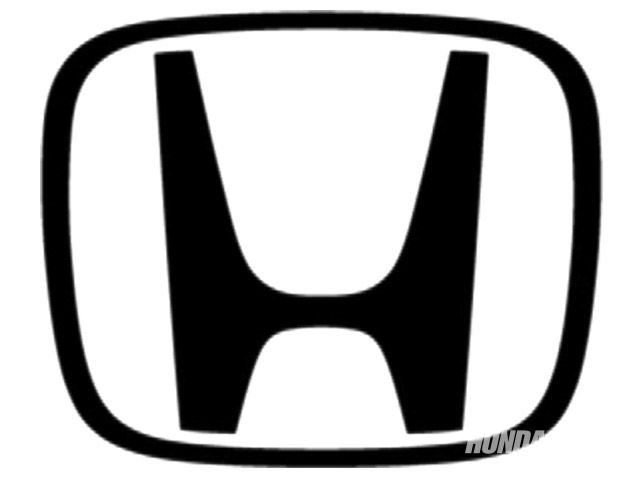 Black and white honda emblem